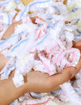 500/50Pcs Disposable Food Cover Fruit Food Cover Elastic Plastic Shower Cap Food Grade Storage Bag Kitchen Organizer Cling Film