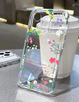 Colorful Clear Case For Samsung Galaxy S24 Ultra S23 S22 Plus S21 S20 FE A55 5G A54 A53 A52 A32 A33 A34 A35 Soft TPU Back Cover