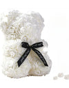 "Artificial Eternal Rose Teddy Bear – Perfect Mother's Day, Birthday, Valentine's Day, and Anniversary Gift & Decor Miniature"