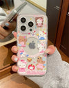 "Cartoon Cute Hello Kitty MagSafe Wireless Charging Phone Case for iPhone 12, 13, 14, 15, 16 Pro Max – 3D KT Magnetic Stand Cover, Cute Design, Shockproof Protection, Perfect for Hello Kitty Fans"