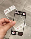 Cartoon Pattern Screen Protector Full Cover Tempered Glass for Iphone 4 4S 5 5S Sanrio Melody Kitty Kuromi Cute Screenprotectors