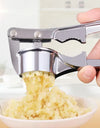 "Stainless Steel Garlic Press Crusher – Handheld Mincer, Smasher & Squeezer for Easy Garlic Grinding – Kitchen Tool & Accessories"