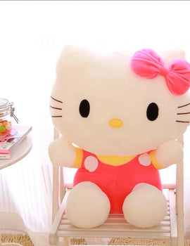 20Cm Sanrio Plush Toys Kawaii Hello Kitty Plushies Dolls Room Decoration Cute Stuffed Animal Toy Birthday Gift for Girls Friend