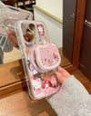 "Cartoon Cute Hello Kitty MagSafe Wireless Charging Phone Case for iPhone 12, 13, 14, 15, 16 Pro Max – 3D KT Magnetic Stand Cover, Cute Design, Shockproof Protection, Perfect for Hello Kitty Fans"