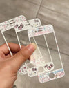 Cartoon Pattern Screen Protector Full Cover Tempered Glass for Iphone 4 4S 5 5S Sanrio Melody Kitty Kuromi Cute Screenprotectors