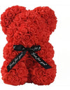 "Artificial Eternal Rose Teddy Bear – Perfect Mother's Day, Birthday, Valentine's Day, and Anniversary Gift & Decor Miniature"