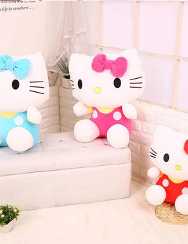 20Cm Sanrio Plush Toys Kawaii Hello Kitty Plushies Dolls Room Decoration Cute Stuffed Animal Toy Birthday Gift for Girls Friend