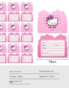 Anime Cartoon Characters Around Hello Kitty Theme Party Banner Decoration Kit Children's Birthday Party Invitation Card
