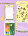 Cartoon Sanrio Hello Kitty Lanyard Card Sleeve ID Card Holder Bus Subway Access Work Permit Card Neck Strap Hang Rope Lariat