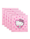 Anime Cartoon Characters Around Hello Kitty Theme Party Banner Decoration Kit Children's Birthday Party Invitation Card