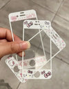 Cartoon Pattern Screen Protector Full Cover Tempered Glass for Iphone 4 4S 5 5S Sanrio Melody Kitty Kuromi Cute Screenprotectors