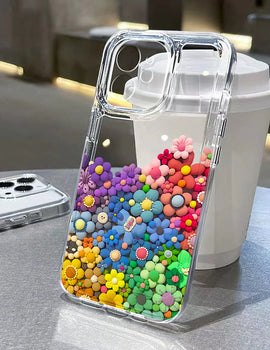 Colorful Clear Case For Samsung Galaxy S24 Ultra S23 S22 Plus S21 S20 FE A55 5G A54 A53 A52 A32 A33 A34 A35 Soft TPU Back Cover