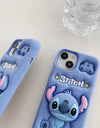 Cute Stitch Head Grip Tok Case | Soft Silicone Phone Cover | For iPhone 14 Plus 15 Pro Max 11 12 Pro 13 Pro X XS Max XR SE 7 8 Plus | Stylish, Protective & Comfortable Grip!