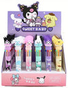 Sanrio Cartoon Ballpoint Pen 1/6pcs Kuromi Hello Kitty Cinnamoroll 10 Color 0.7 School Student Stationery Draw Wrirte Mark Pen