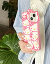 Kawaii Cartoon Sanrios Hello Kitty Phone Case For iPhone 15 14 13 12 11 Pro Max Soft Silicone Drop-resistant Back Cover Gift