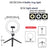 26cm LED mini tripod