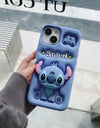 Cute Stitch Head Grip Tok Case | Soft Silicone Phone Cover | For iPhone 14 Plus 15 Pro Max 11 12 Pro 13 Pro X XS Max XR SE 7 8 Plus | Stylish, Protective & Comfortable Grip!