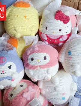 Sanrio Kawaii Hello Kitty Melody Decompression Kuromi Cinnamoroll Stress Relief Squishy Anime Cartoon Children's Hand Pinch Toy