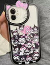 INS Hello Kitty Kuromi Mobile Phone Case Cute Cartoon Pink IPhone 7 8 Plus 15 14 12 13 11 Pro Max Anime Cases Christmas Gift Y2k